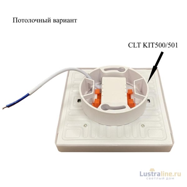 Встраиваемый светодиодный светильник Crystal Lux CLT 501C100 WH