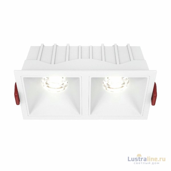 Встраиваемый светильник Maytoni Technical Alfa LED DL043-02-10W4K-SQ-W
