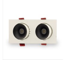 Встраиваемый светильник AM Group AM480-2 BK+WH 15,4W