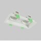 Встраиваемый светильник Crystal Lux CLT 068C2 WH