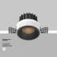 Встраиваемый светильник Maytoni Technical Downlight Round DL058-12W3K-TRS-B