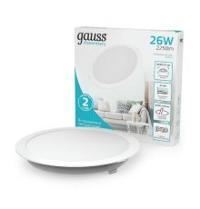 Встраиваемый светильник Gauss Elementary Downlight 997520224