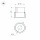 Встраиваемый светильник Arlight MS-ATLAS-BUILT-R58-10W Warm3000 035464(1)