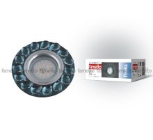 Встраиваемый светильник Fametto Peonia DLS-P107 GU5.3 CHROME/SMOKE+CLEAR