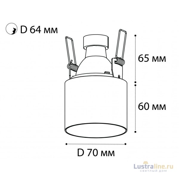 Встраиваемый светильник Italline DL 3025 white