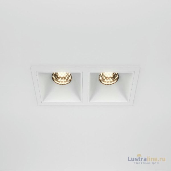 Встраиваемый светильник Maytoni Technical Alfa LED DL043-02-10W3K-SQ-W
