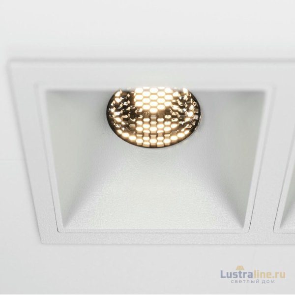 Встраиваемый светильник Maytoni Technical Alfa LED DL043-02-10W3K-SQ-W