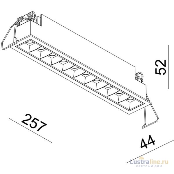 Встраиваемый светильник Deko-Light Ceti 565251