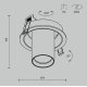Встраиваемый светильник Maytoni Focus S C048CL-01-GU10-BBS