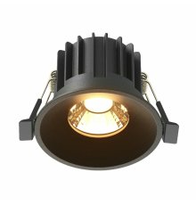 Встраиваемый светильник Maytoni Round DL058-12W2.7K-B