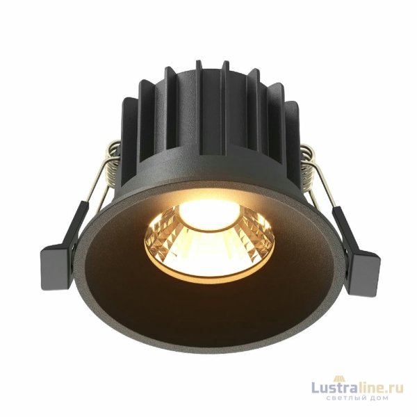 Встраиваемый светильник Maytoni Round DL058-12W2.7K-B