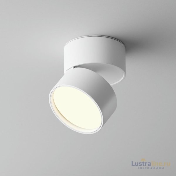 Накладной спот Maytoni Onda C024CL-12W3K-W-1 Накладной спот Maytoni Onda C024CL-12W3K-W-1