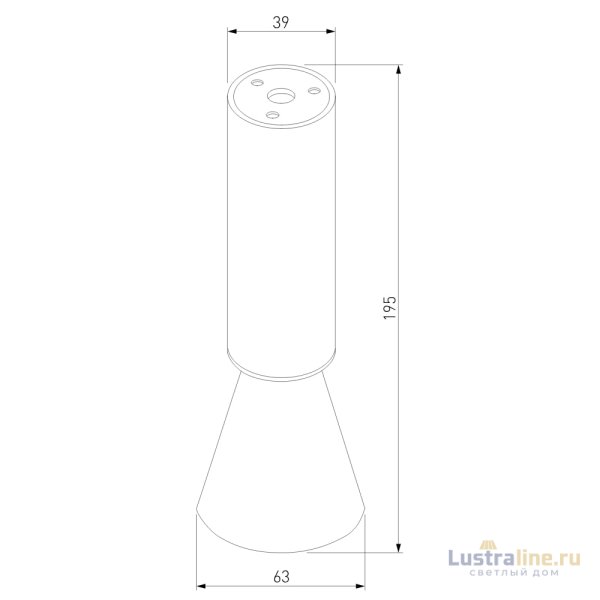 Накладной спот Elektrostandard Piks 4690389204470 25107/LED a066495