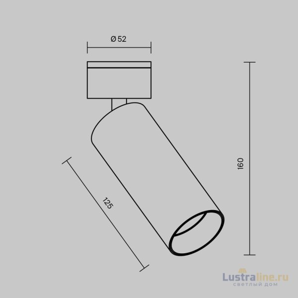 Накладной спот Maytoni Focus LED C055CL-L12B3K-W-B