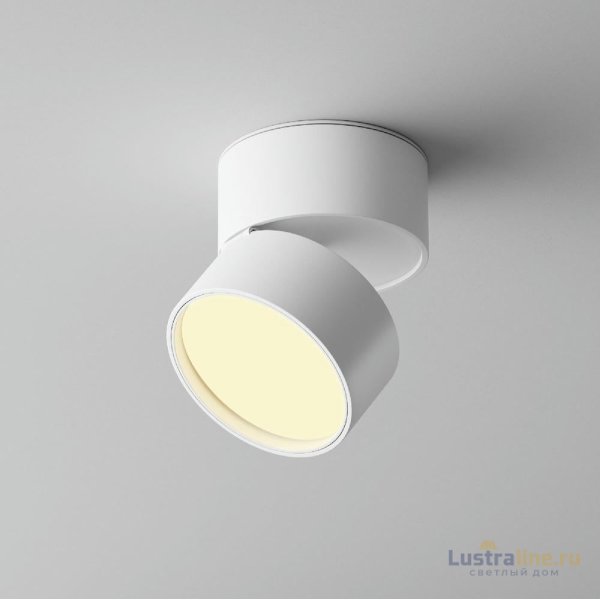 Накладной спот Maytoni Onda C024CL-12W2.7K-W-1 Накладной спот Maytoni Onda C024CL-12W2.7K-W-1