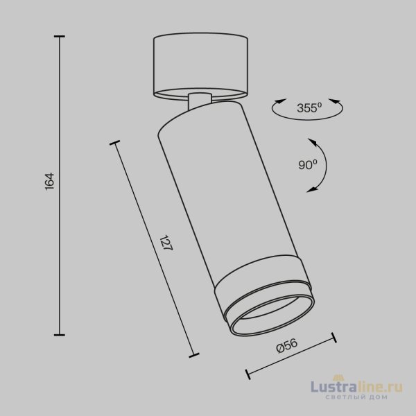 Накладной спот Maytoni Focus Zoom C055CL-L12W4K-Z-W Накладной спот Maytoni Focus Zoom C055CL-L12W4K-Z-W
