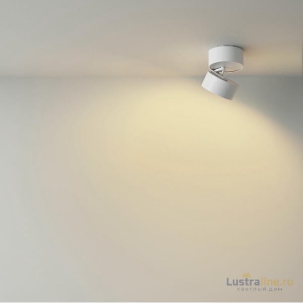 Накладной спот Maytoni Onda C024CL-12W2.7K-W-1 Накладной спот Maytoni Onda C024CL-12W2.7K-W-1