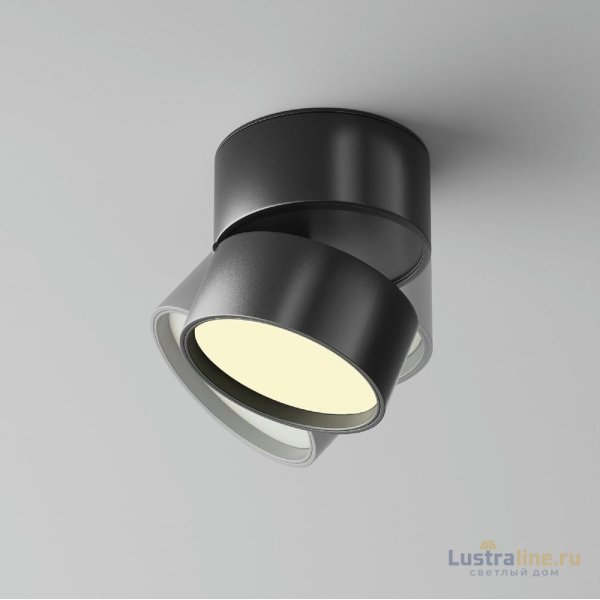 Накладной спот Maytoni Onda C024CL-12W2.7K-B-1 Накладной спот Maytoni Onda C024CL-12W2.7K-B-1
