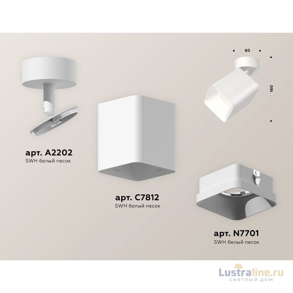 Спот Ambrella Light Techno Spot XM7812001 (A2202, C7812, N7701)