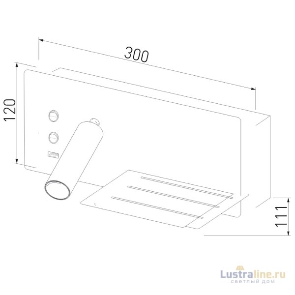 Светодиодный спот Elektrostandard Fant R LED чёрный/золото MRL LED 1113 4690389168390