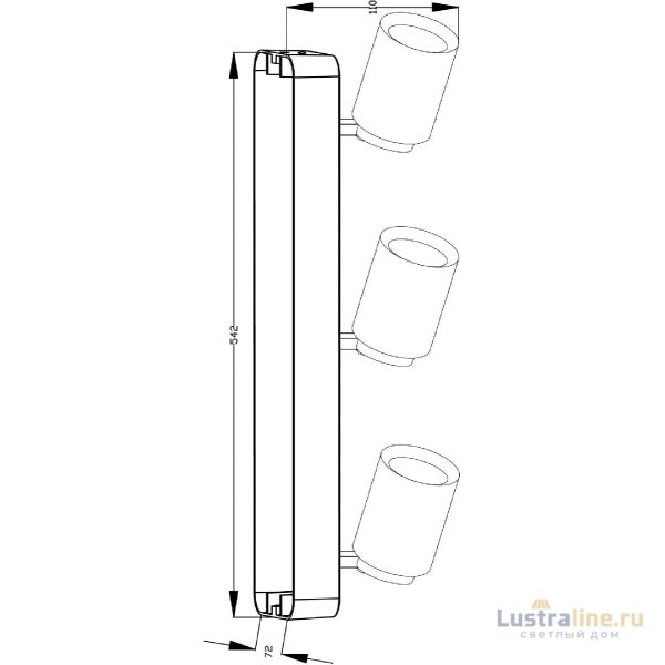 Накладной спот Deko-Light Librae Linear 348171