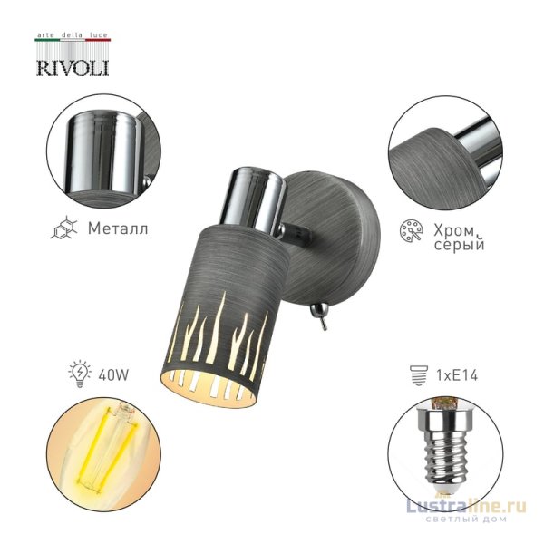 Спот Rivoli Lethe 3123-401 Б0055000