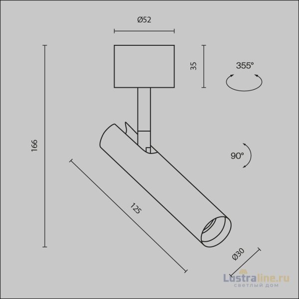 Спот Maytoni Focus T C141CL-L125-6W4K-B Спот Maytoni Focus T C141CL-L125-6W4K-B