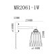 Спот MyFar Natalie MR2061-1W
