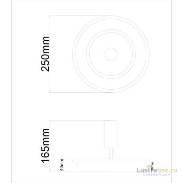 Спот Arte Lamp Tommy A2607AP-20BK Спот Arte Lamp Tommy A2607AP-20BK