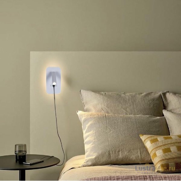 Спот Reluce 86204-9.2-001KT LED12W+USB WT Спот Reluce 86204-9.2-001KT LED12W+USB WT