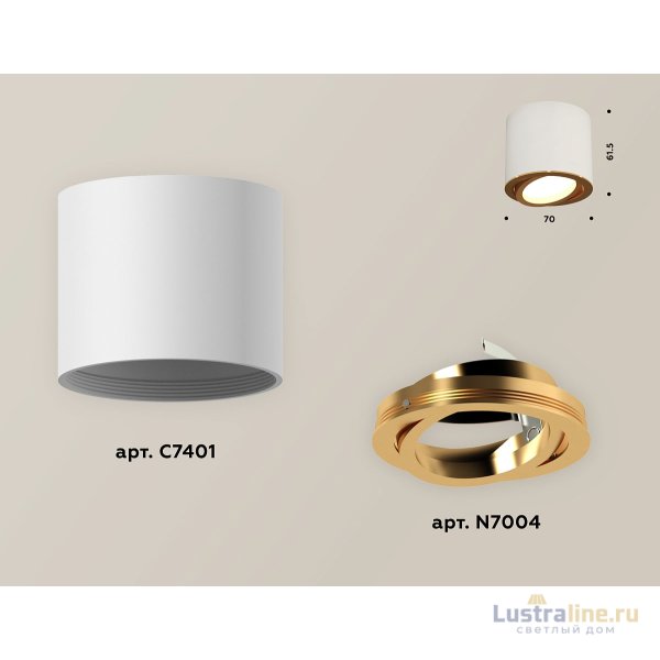 Накладной поворотный светильник Ambrella Light Techno XS7401004 (C7401, N7004) Накладной поворотный светильник Ambrella Light Techno XS7401004 (C7401, N7004)