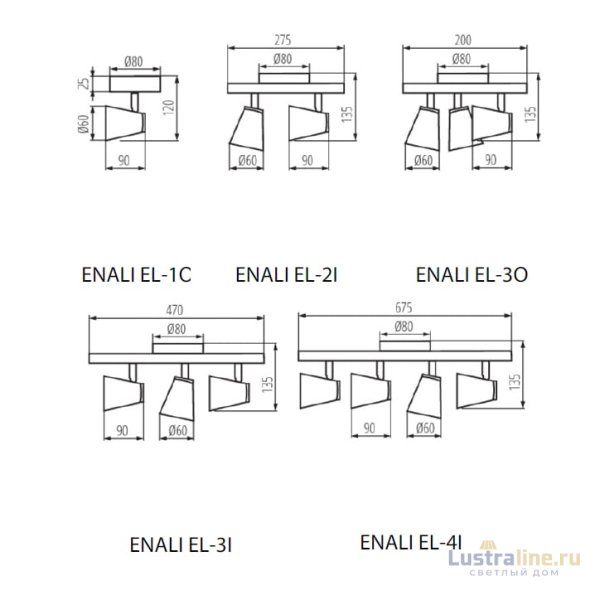 Cпот Kanlux Enali EL-1O W 28760 Cпот Kanlux Enali EL-1O W 28760