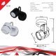 Спот Reluce 16021-9.5-001CT MR16 BK