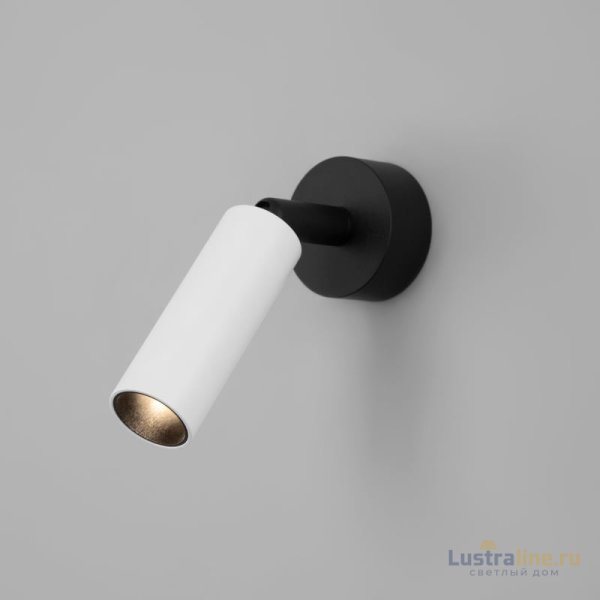 Спот Eurosvet Pin 20133/1 LED белый/черный Спот Eurosvet Pin 20133/1 LED белый/черный
