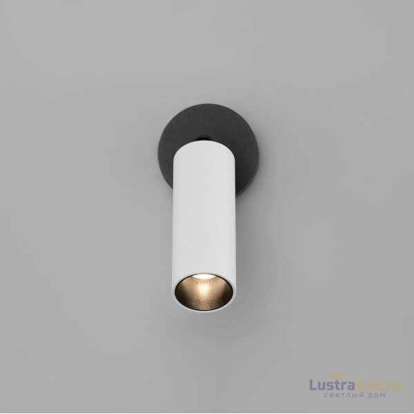 Спот Eurosvet Pin 20133/1 LED белый/черный Спот Eurosvet Pin 20133/1 LED белый/черный