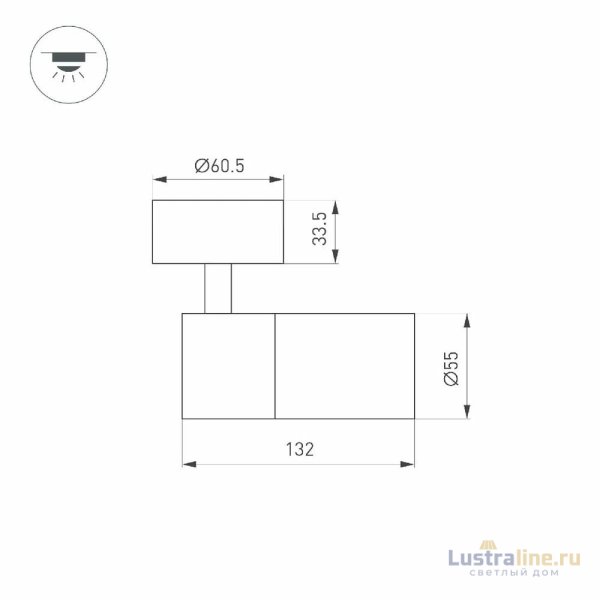 Спот Arlight SP-ARTEMIS-SURFACE-FLAP-R55-12W Day4000 051787 Спот Arlight SP-ARTEMIS-SURFACE-FLAP-R55-12W Day4000 051787