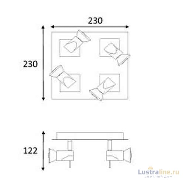 Спот Lucide Titto 12929/71/30