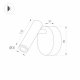 Спот Arlight SP-Bed-NB-R90-3W Warm3000 033061