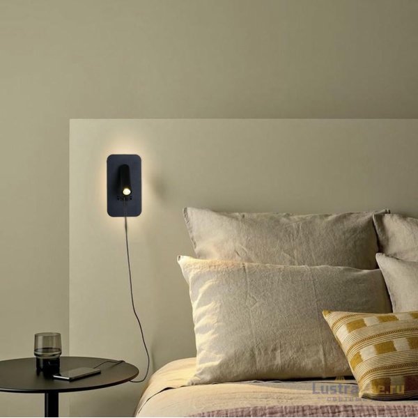 Спот Reluce 86204-9.2-001KT LED12W+USB BK Спот Reluce 86204-9.2-001KT LED12W+USB BK