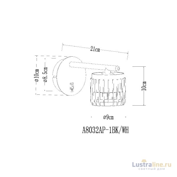 Спот Arte Lamp Atria A8032AP-1BK
