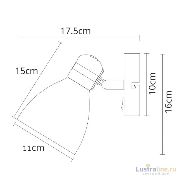 Спот Arte Lamp Fafnir A5047AP-1BK