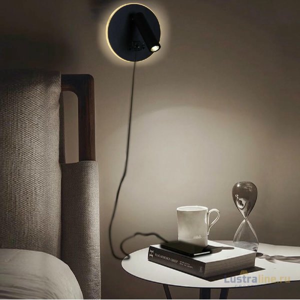 Спот Reluce 86203-9.2-001KT LED12W+USB BK Спот Reluce 86203-9.2-001KT LED12W+USB BK