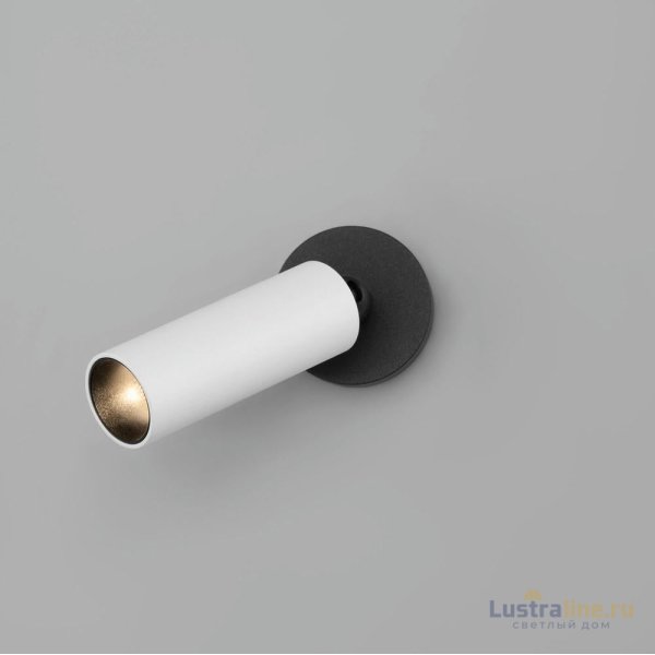 Спот Eurosvet Pin 20133/1 LED белый/черный Спот Eurosvet Pin 20133/1 LED белый/черный
