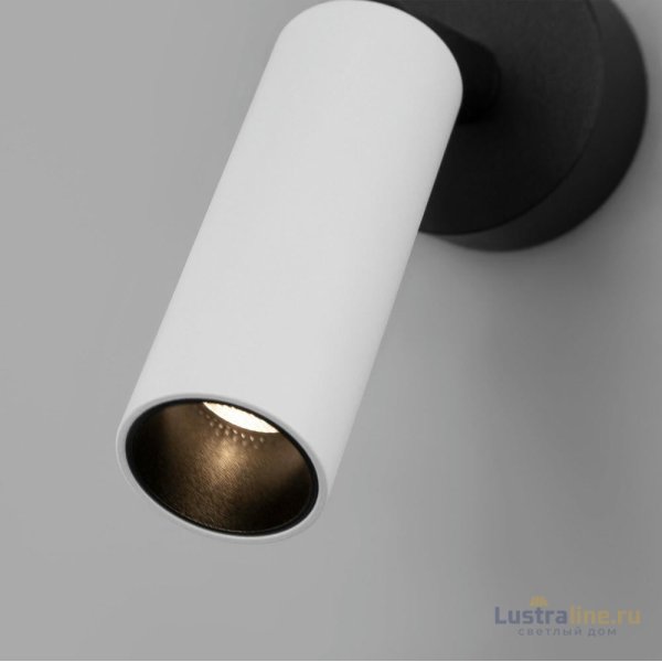 Спот Eurosvet Pin 20133/1 LED белый/черный Спот Eurosvet Pin 20133/1 LED белый/черный