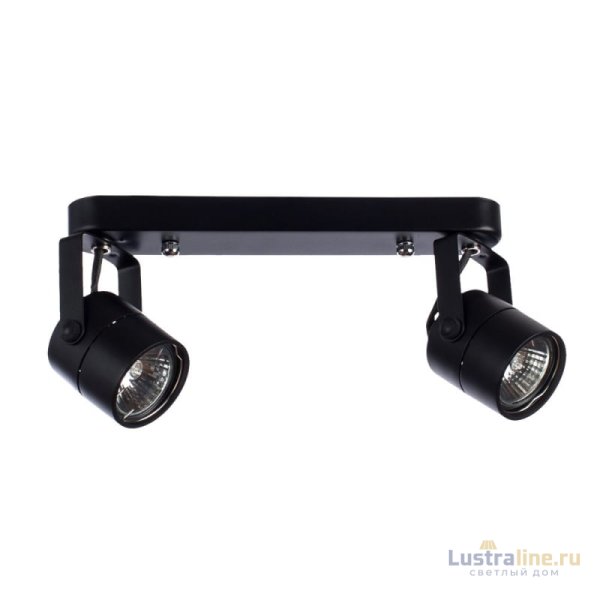Спот Arte Lamp Lente A1310PL-2BK Спот Arte Lamp Lente A1310PL-2BK