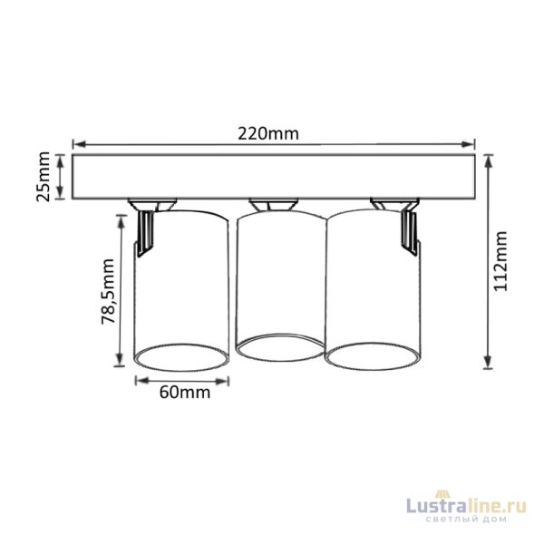 Спот Crystal Lux CLT 017W3 D230 WH Спот Crystal Lux CLT 017W3 D230 WH
