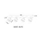 Спот Arte Lamp Amaks A8028PL-4WH