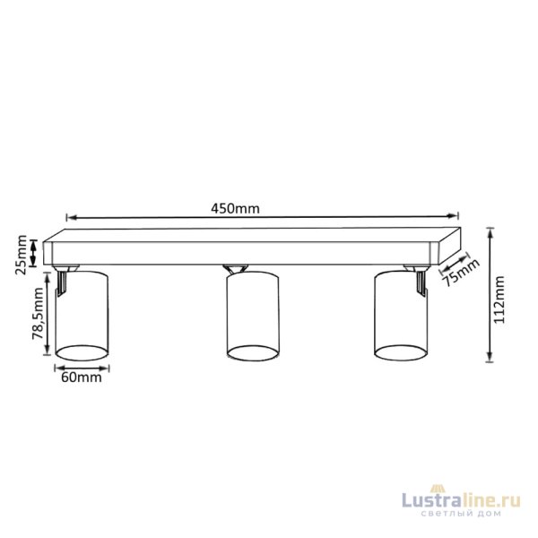 Спот Crystal Lux CLT 017CW3 L450 WH Спот Crystal Lux CLT 017CW3 L450 WH