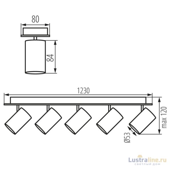 Спот Kanlux Evalo EL-5I W-SR 35688 Спот Kanlux Evalo EL-5I W-SR 35688