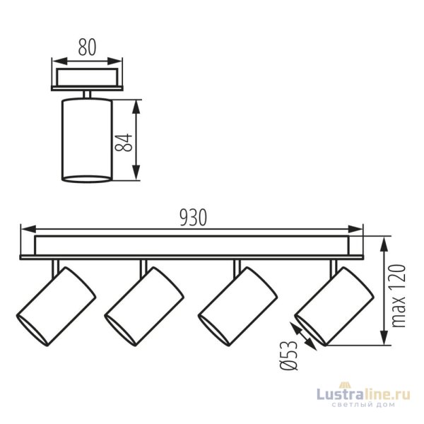 Спот Kanlux EVALO EL-4I W-SR 35698 Спот Kanlux EVALO EL-4I W-SR 35698